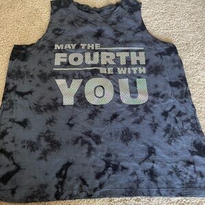 May the Fourth be with you-Star Wars tie dye tank